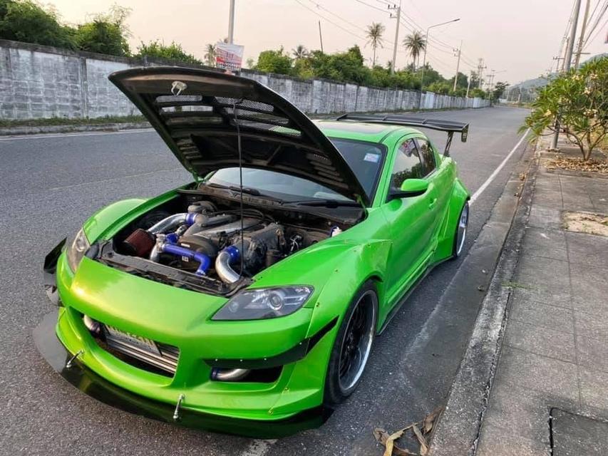 MAZDA RX-8 สีเขียวมะนาว ปี 2011