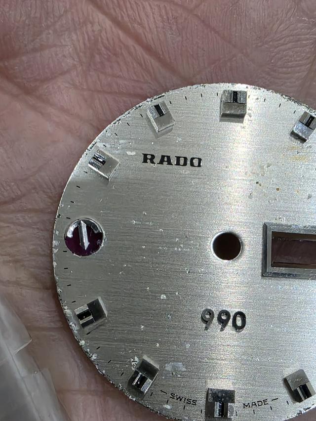 A.อะไหล่ หน้าปัด นาฬิกา RADO ราโด้ WATCH FACE ของเก่าเก็บ สวยหายาก รุ่นเก่า ขายตามสภาพ พร้อมส่ง รูปย่อยที่ 4