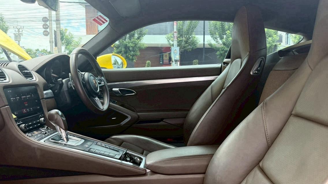 2017 PORSCHE 718 CAYMAN 2.0 Turbo สีเหลือง เลขไมล์เพียง 37,XXX KM รูปที่ 12