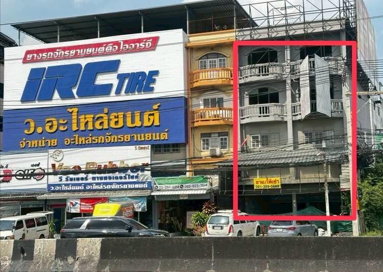 Vาย/เช่า อาคารพาณิชย์ 4 ชั้น (2 คูหา)รังสิตคลอง 1 ถ. รังสิต- นครนายก ต. ประชาธิปัตย์ อ.ธัญบุรี  จ.ปทุมธานี 1