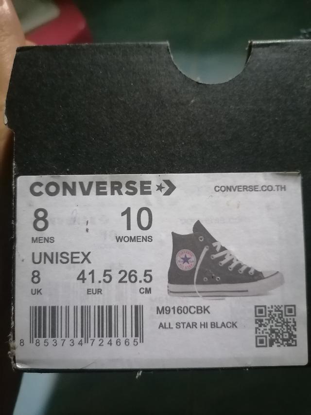 converse chuck taylor all​ star​ hi(มือสอง)​ 12