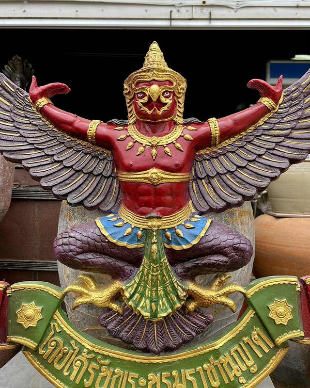 พญาครุฑ ครุฑธนาคาร ครุฑแขวนผนัง องค์ใหญ่ ขนาด70ซม