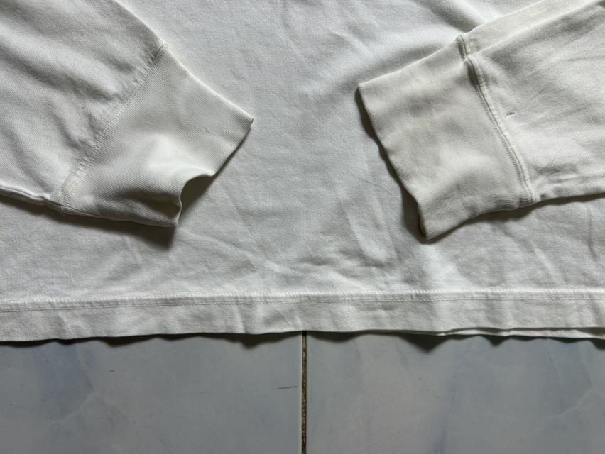 [ขาย] Stüssy Japan Exclusive Long Sleeve Boxy Crop (White) - Authentic 100% รูปที่ 8