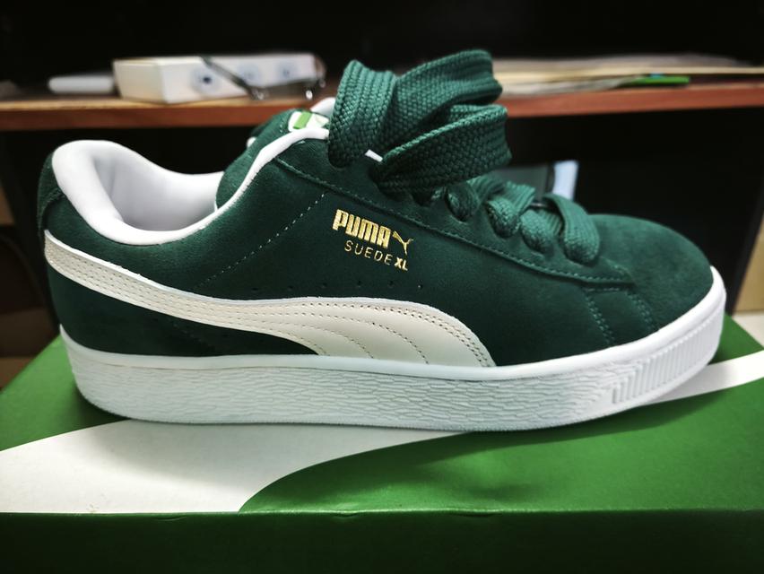 รองเท้า puma Suede XL Dark Myrtle- Warm White