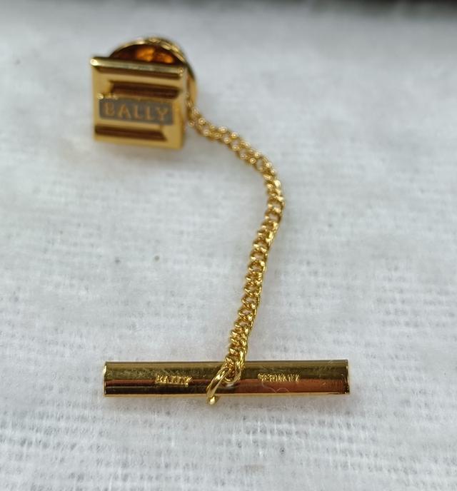💫Cufflinks คัฟลิงค์ +Tie tack เข็มกลัดติดเนคไท แบรนด์  BALLY แท้ 💯 💫 รูปที่ 10