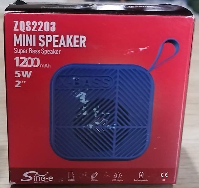 ขายลำโพงบลูทูธไร้สายแบบพกพา MINI SPEAKER รุ่น S2203 สีดำ สินค้าใหม่  6