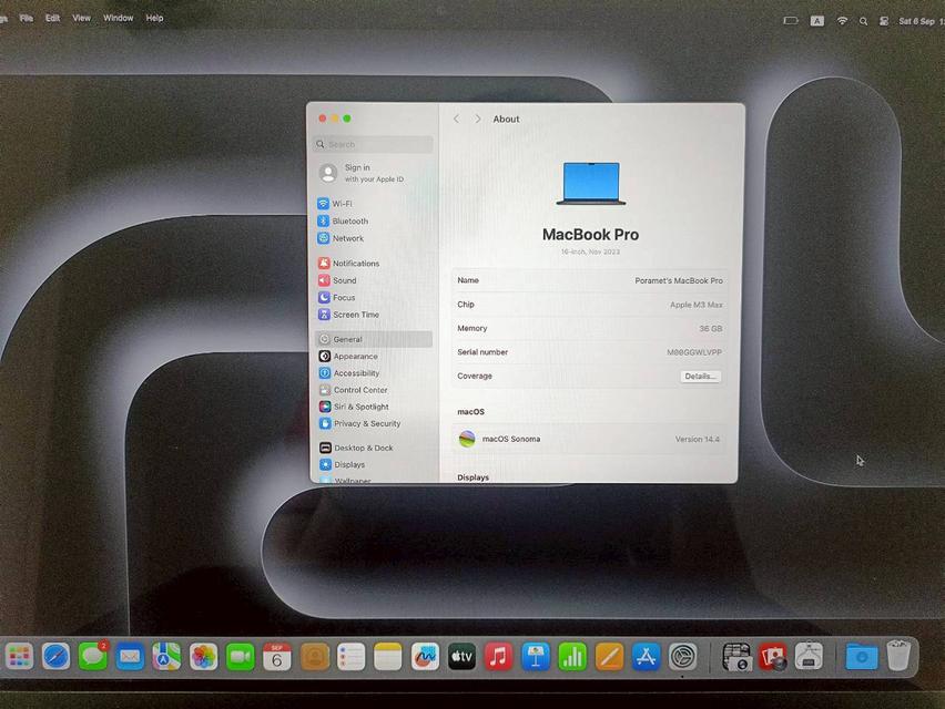 MacBook Pro 16 -inch  (ปี 2023) รูปที่ 2