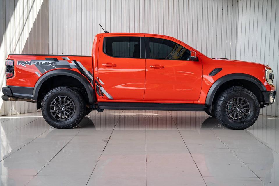 #FORD RANGER, 3.0 RAPTOR ECO BOOST 4WD ปี 2022 จด 2023 สีส้ม โฉม DOUBLE CABรถบ้าน มือเดียวป้ายแดง รูปที่ 5