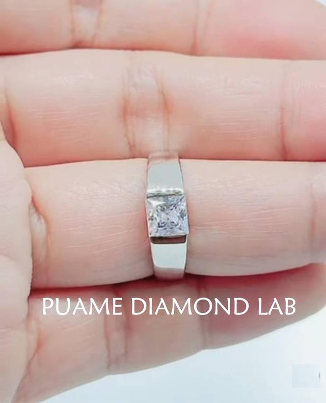 แหวนเพชรแท้ เพชรดี เพชรน้ำงาม พร้อมใบรับประกันสินค้า ราคามิตรภาพ รับสั่งทำในแบบที่ต้องกาที่ร้านปุอามี่ Diamond Lap Rama2(095-8894732) รูปที่ 2