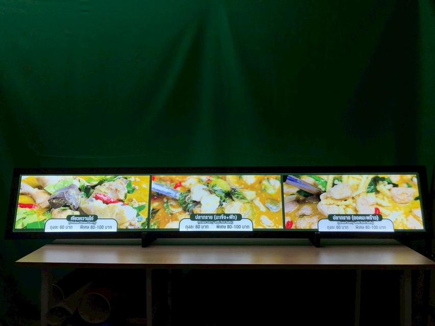 ป้ายไฟกระจายแสง, slimlightbox,ป้ายไฟหน้าร้าน,ป้ายไฟเมนู รูปที่ 8