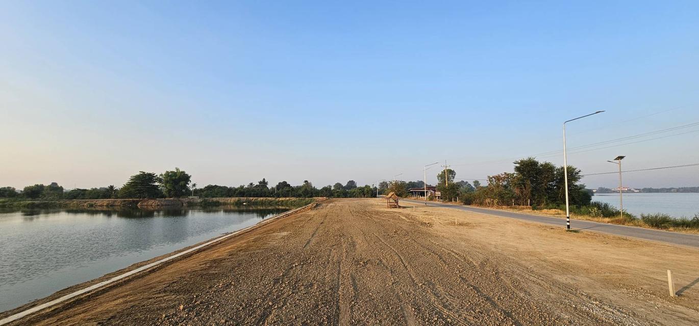 ขายที่ดินติดบึงน้ำใหญ่ บรรยากาศดีเหมือนอยู่ทะเล ใกล้กรุงเทพแค่ 1 ชม 11