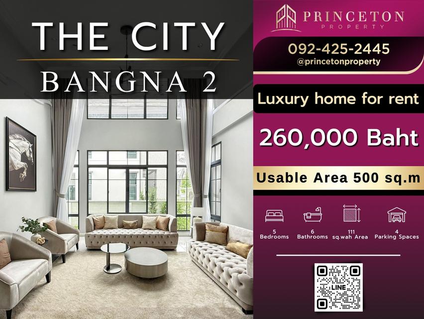 Luxury House For Rent The City Bangna 2 1