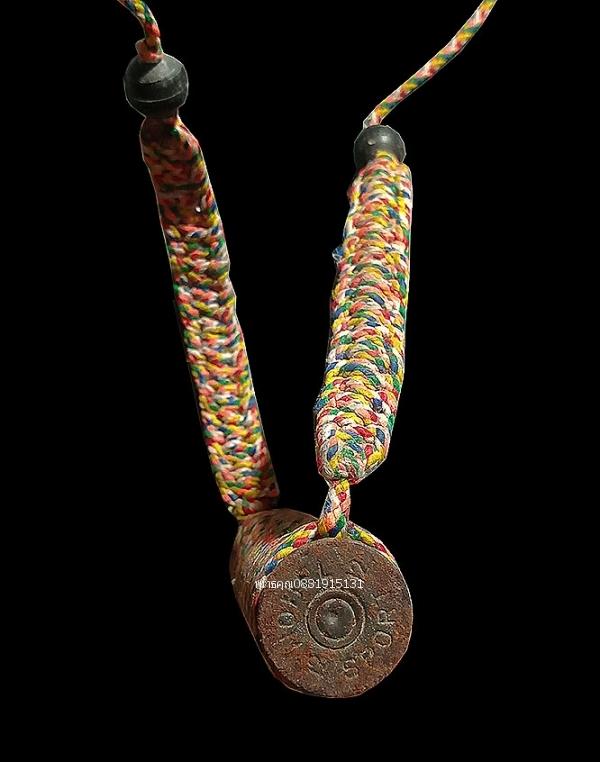 สร้อยไหม 7 สีตะกรุดปลอกลูกปืน พระอาจารย์แดง วัดไร่บางตาวา จ.ปัตตานี 4