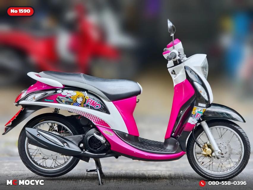 Yamaha Fino 115i 2013 วิ่ง10000โล เครื่องยนต์หัวฉีด รถบ้านแท้ เครื่องท่อเดิม มีเล่มเขียวชุดโอนครบ No.1590 รูปที่ 6