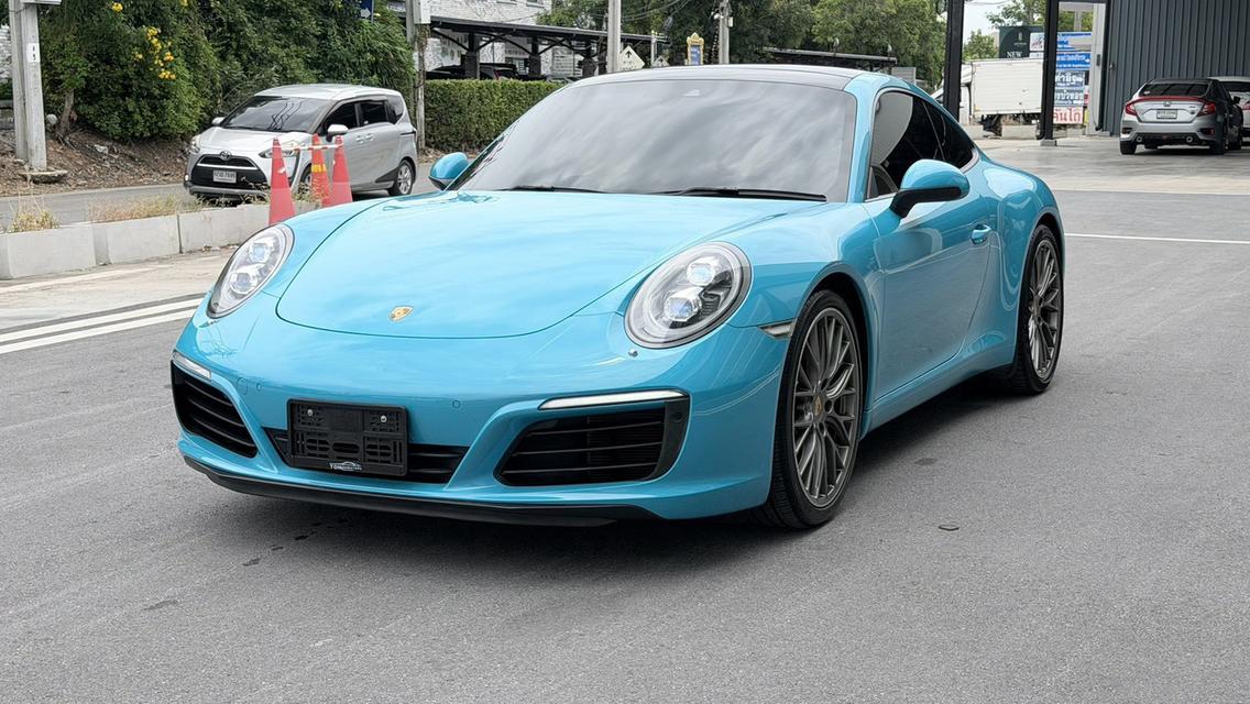 PORSCHE 911 CARRERA S (991.2) 2018 สี Miami Blue
