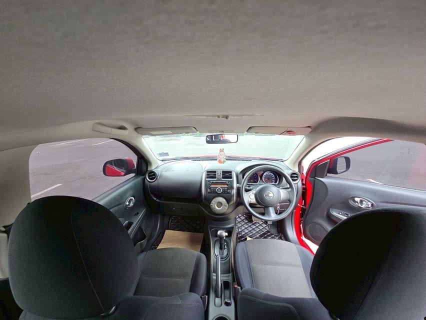 รหัสรถ QT7821 Nissan Almera 1.2 E เกียร์ Auto สีแดง ปี 2013 9