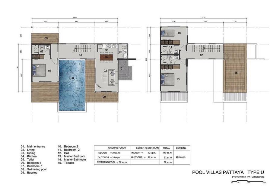 For sale pool villa style modern Pattaya 780 sqm. 15