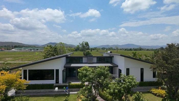 ขายบ้านสวนวิวสวย พื้นที่กว้าง 2ไร่ บรรยากาศเงียบสงบ สำหรับอาศัยหรือทำรีสอร์ท ดอยสะเก็ด ใกล้เมืองเชียงใหม่. 3