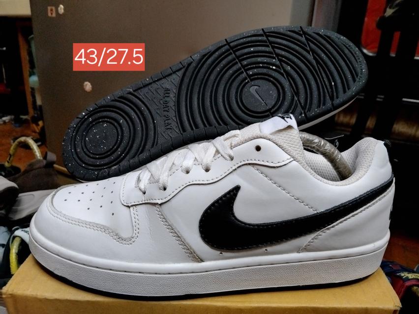 NIKE COURT BOROUGH LOW EUR 43/27.5สภาพสวยไม่ซ่อม390ค่าส่ง50