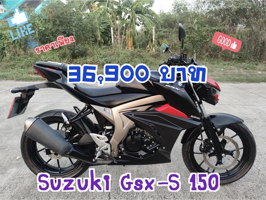 รูป เก็บเงินปลายทาง  Suzuki GSX-S150 สีดำแดงค่ะ