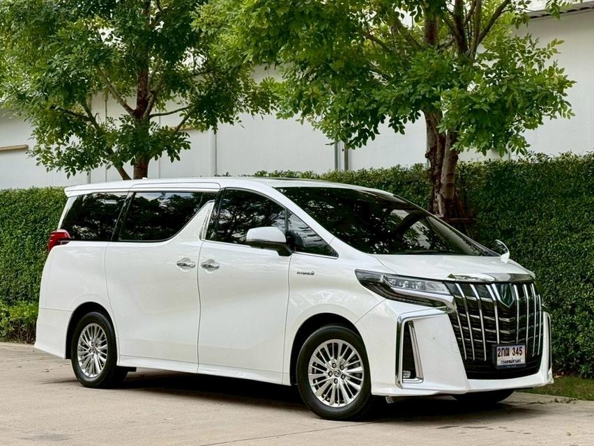 TOYOTA Alphard 2.5 Hybrid SRC Package AT สีขาว ปี 2020 เลขไมล์ 80,xxx เข้าศูนย์ตลอด เครื่องเสียง audison