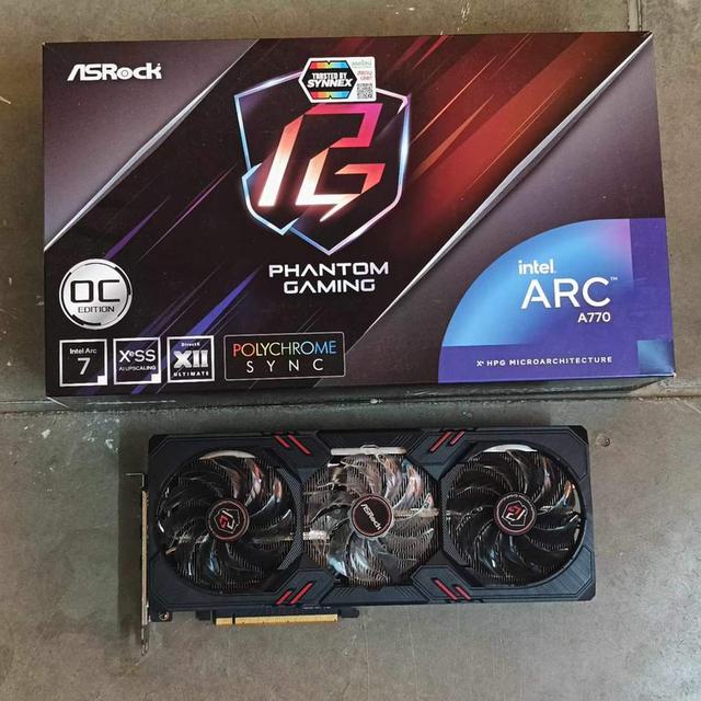 A770 ASROCK INTEL ARC PHANTOM GAMING OC  3