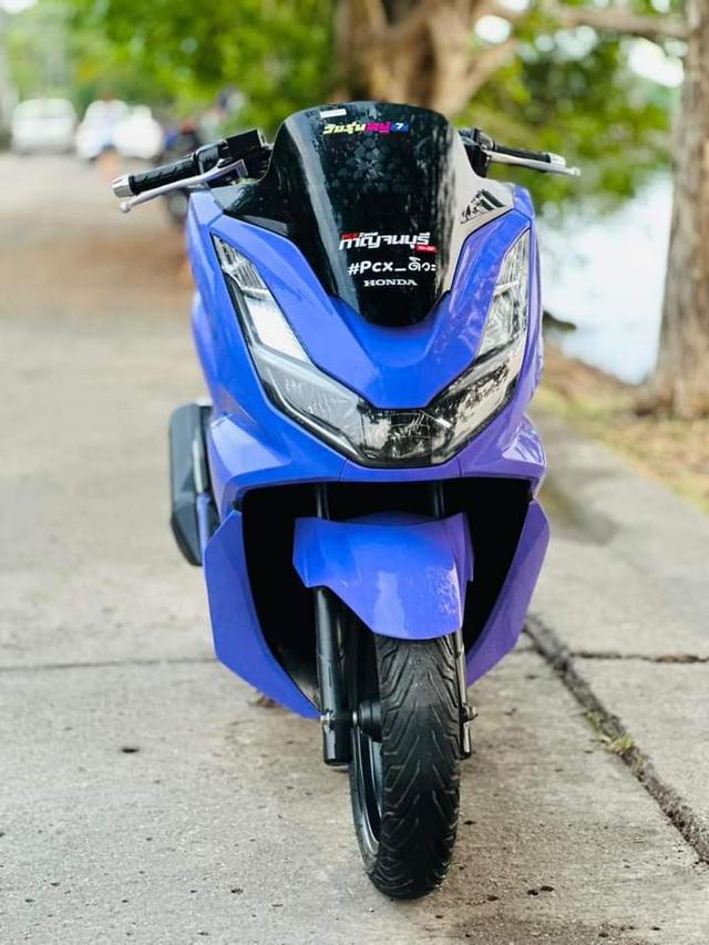 Honda pcx สีม่วงพาสเทล 4