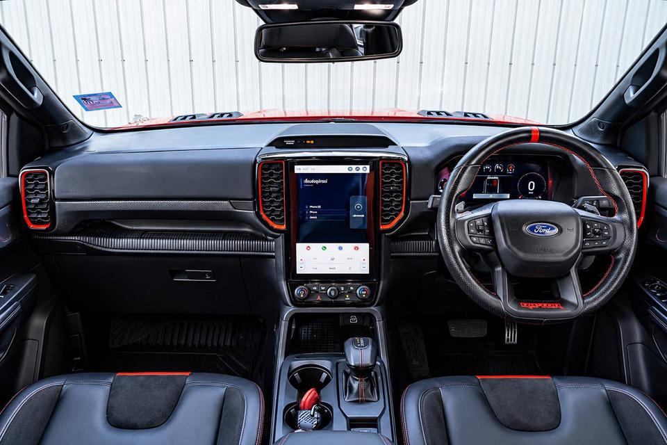 #FORD RANGER, 3.0 RAPTOR ECO BOOST 4WD ปี 2022 จด 2023 สีส้ม โฉม DOUBLE CABรถบ้าน มือเดียวป้ายแดง รูปที่ 10