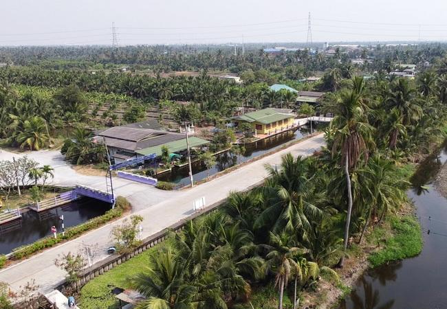 ขายที่ดิน 20 ไร่ ถนนบ้านแพ้ว ตำบลหลักสาม อำเภอบ้านแพ้ว สมุทรสาคร 8