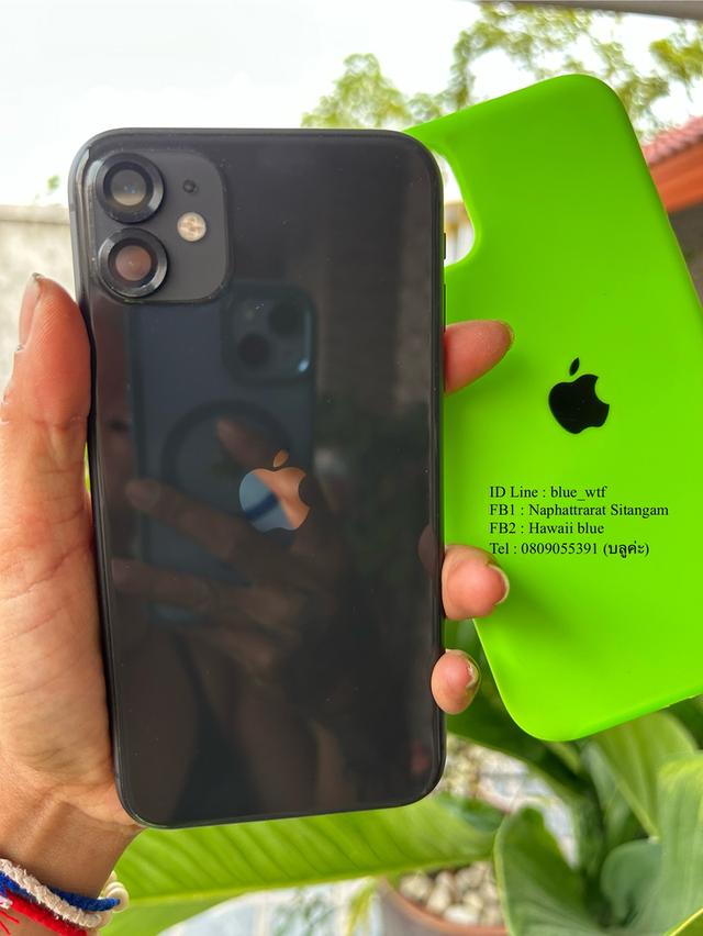 IPhone11 64GB เครื่องศูนย์ไทย ไม่ติดโปร ใช่ได้ทุกซิม สแกนใบหน้าได้ เดิมๆสภาพไร้รอย  4