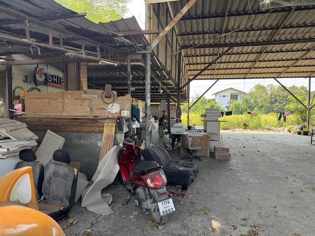 ให้เช่าหรือขาย ที่ดินเปล่าพร้อม+โกดัง ในซอยประชาร่วมใจ 67 5