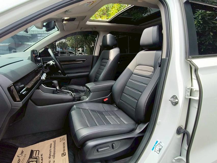รหัสรถ KP53 CRV e:HEV 2.0 ES ตัว Top สุด Sunroof สีขาว โฉม MNC  6