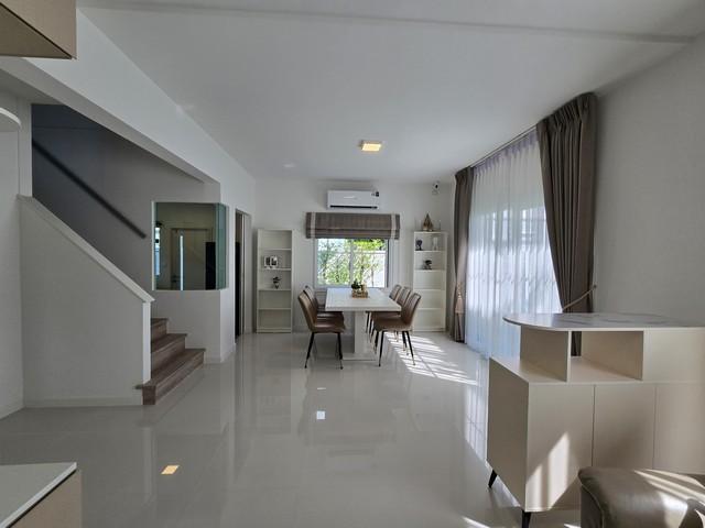 For rent Single house Villaggio2 Srinakarin-Bangna New house 3 BRs with garden maintenance service and free internet 6