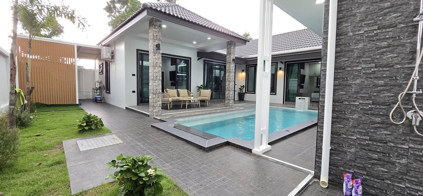 For rent pool villa Pattaya nearly Mapprachan lake  14