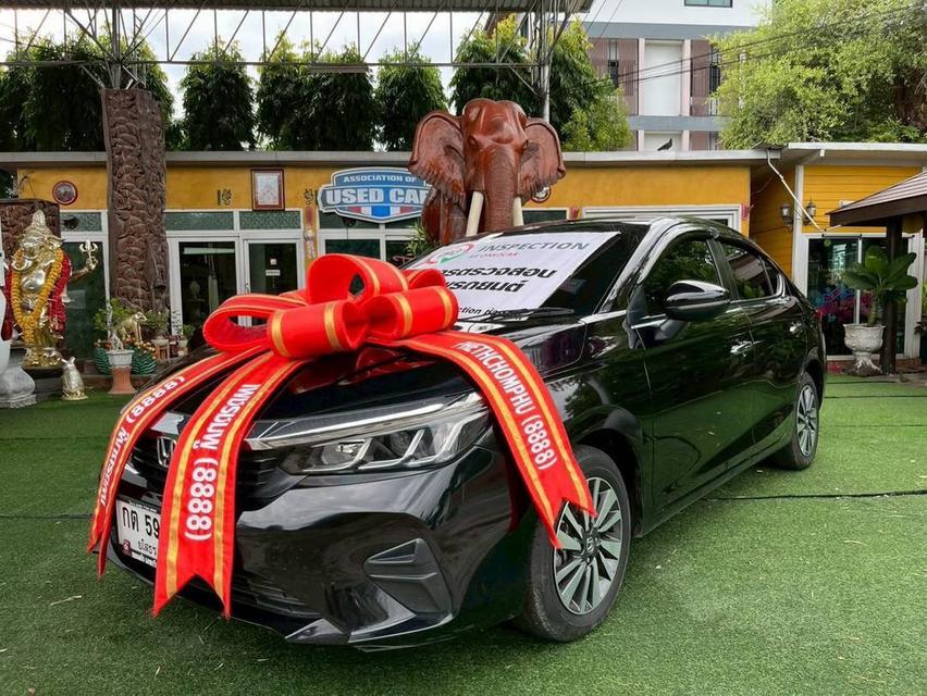 ~HONDA CITY SV SEDAN เครื่อง1.0cc. AUTO ปี 2024 ~เลขไมล์แท้เพียง 78,xxx กม. มือเดียวป้ายแดง