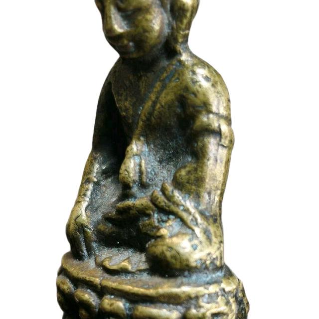 	พระกริ่งหลวงพ่อจาด พิมพ์ใหญ่ วัดบางกระเบา(ออกวัดบางหอย)ปี2485 7