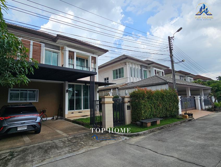 ขายด่วน❗️บ้านเดี่ยว 2 ชั้น บางกอกบูเลอวาร์ด รัชดา-รามอินทรา หน้าบ้านตรงกับกับบ้านหลังอื่น โครงการดี เดินทางสะดวก 6