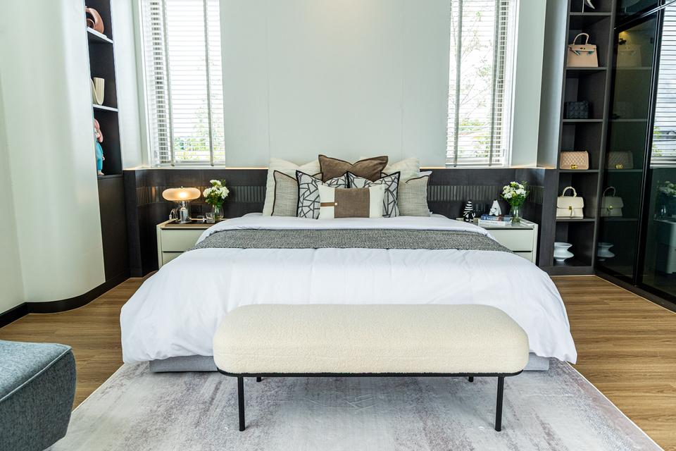 🏡🎉 Pool Villa ในโครงการใหม่ บ้านสไตล์โมเดิร์น Type Olive ตกแต่งพร้อมอยู่ #หางดง - ราคาเริ่มต้น 7.48 ล้านบาท 🔥新建房屋出售 3 卧室 4 卫生间 - 价格 7.48 MB 🔥 19