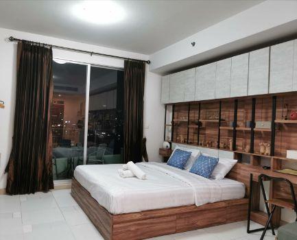 ให้เช่า คอนโด Supalai River Place 34 ตรม สไตล์ modern oriental style ใกล้btsกรุงธนบุรี