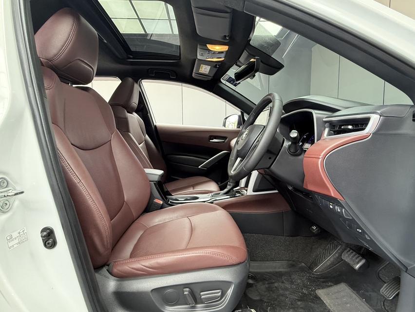 2021 TOYOTA COROLLA CROSS, 1.8 HYBRID PREMIUM SAFETY โฉม ปี20-ปัจจุบัน ตัวท๊อป มือเดียวป้ายแดง ปี20 จด 21👉ไมล์แท้ 164,323 km. เข้าศูนย์ทุกระยะ รูปที่ 5