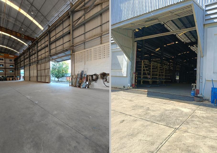 ให้เช่าโกดัง มีเครนพร้อมออฟฟิศ 4 ชั้น / ทำเล คลอง 6 ธัญบุรี / ถนนเลียบคลองหก 7