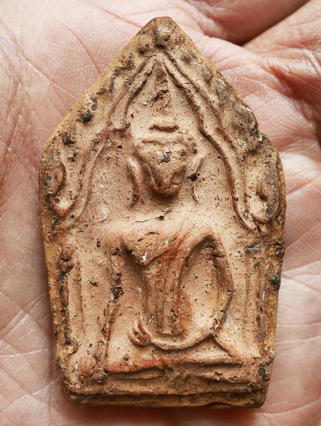 พระขุนแผนพิมพ์ห้าเหลี่ยมอกเล็ก กรุวัดบ้านกร่าง สุพรรณบุรี....เก่าๆ 7