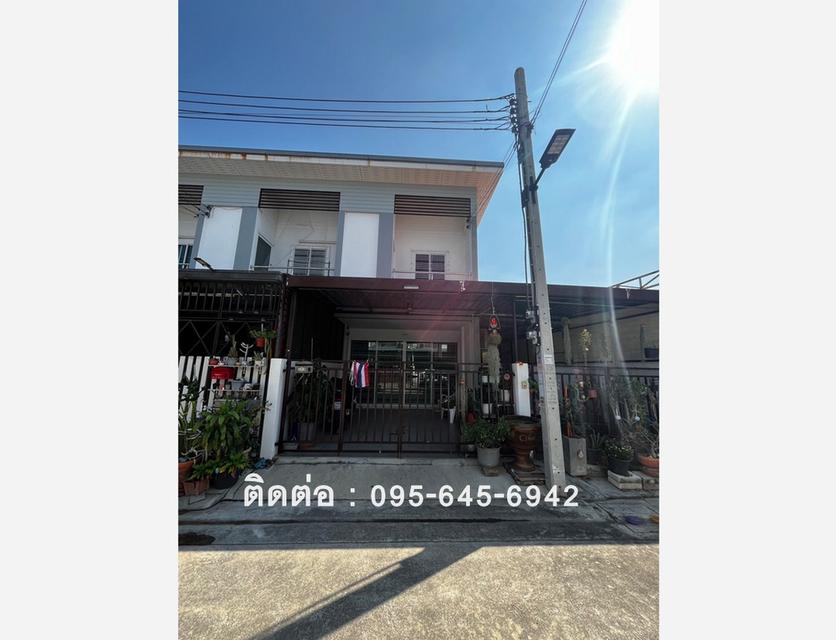 ขายทาวน์โฮม 25.5 ตารางวา 2 นอน 2 น้ำ ถนนอัจฉริยะพัฒนา 2 บางกรวย นนทบุรี ใกล้โลตัสบางใหญ่ 1