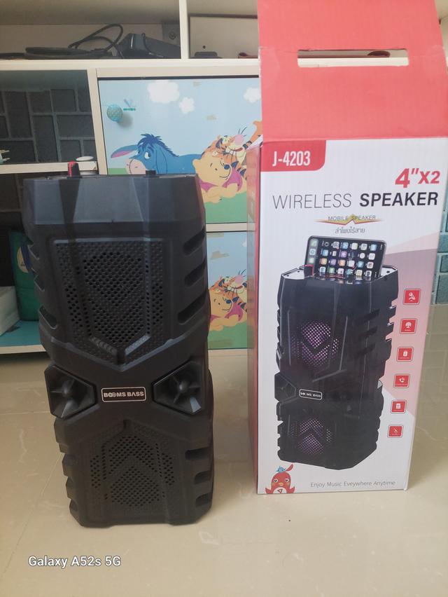 ลำโพงไร้สายแบบพกพา มือสองสภาพดีใช้เพียง 3 ครั้ง 2