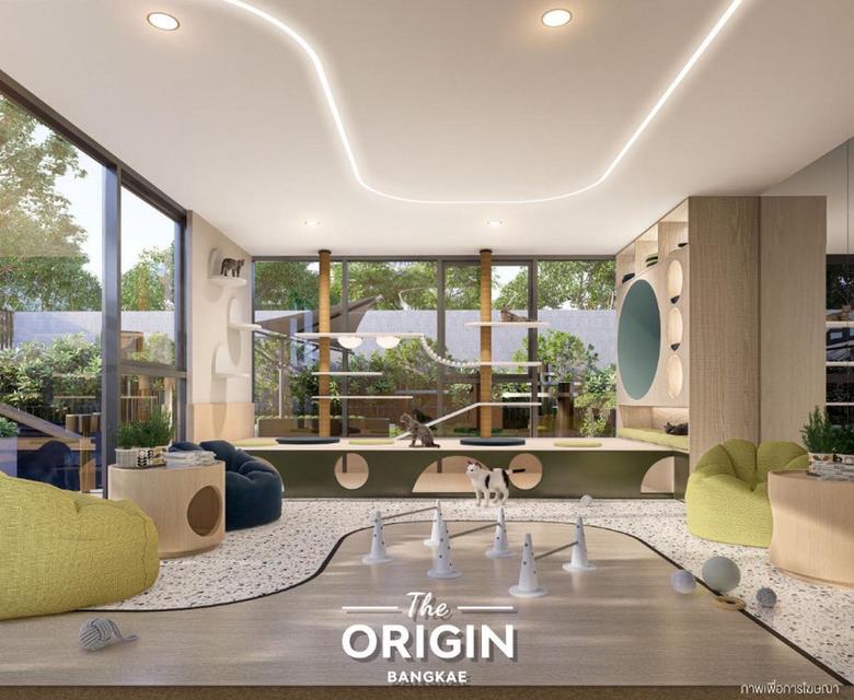 ขายดาวน์เท่าทุน New Condo The Origin Bangkae ใกล้ MRT บางแค 24.30 ตารางเมตร 1 ห้องนอน ชั้น5 ทิศใต้ ตึกC (เลี้ยงสัตว์ได้) แถมเฟอร์นิเจอร์ 5 รายการ 7