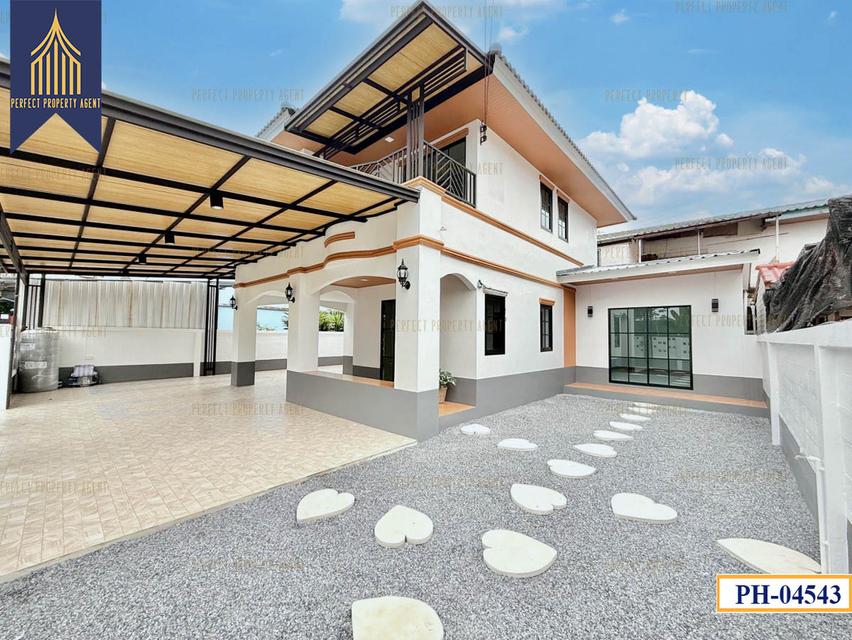 ขายบ้านณัฐวรรณตกแต่งใหม่พร้อมอยู่ กระทุ่มราย หนองจอก มีนบุรี กรุงเทพฯ 2