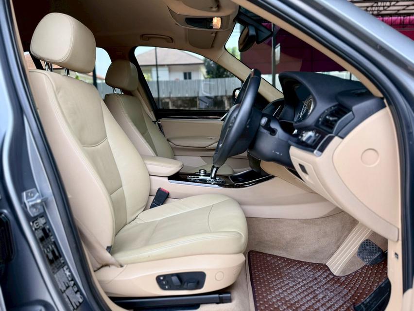 ปี 2013 BMW X3, 2.0d HIGHLINE โฉม F25ปี10-18 สีเทา เครื่องยนต์ดีเซล รูปที่ 5