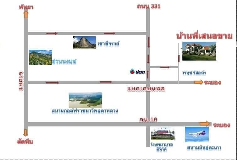 บ้านสัตหีบพูลวิลล่า EEC 5 ห้องนอน 6ห้องน้ำ 2 เรือนรับรอง 2