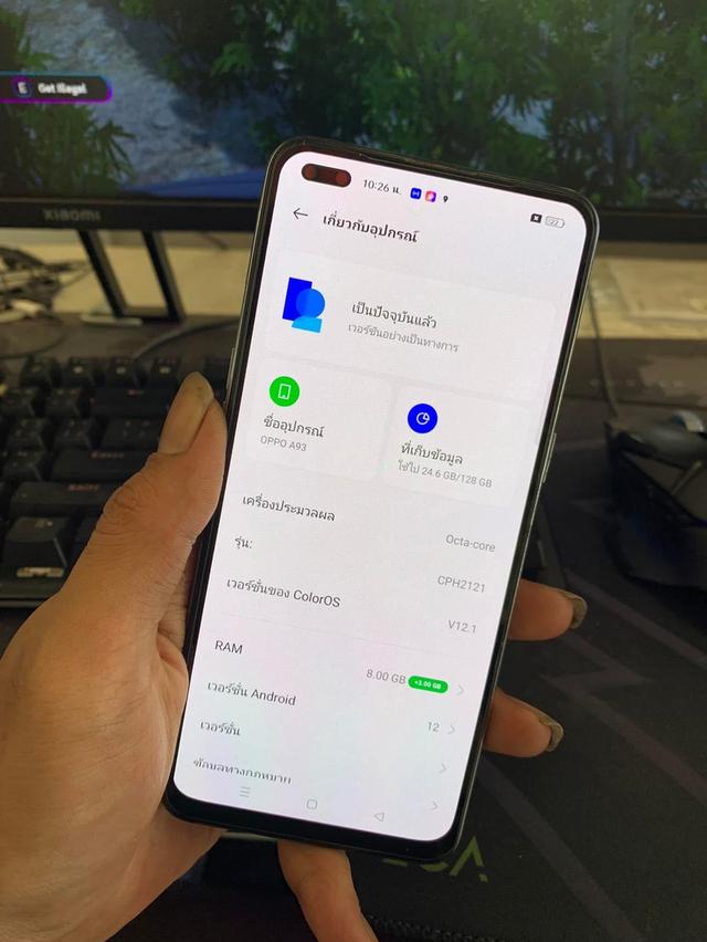 ขายโทรศัพท์รุ่น Oppo A93  4
