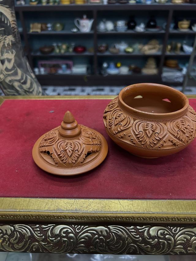 ผอบดินเผาแกะสลักลาย ผอบดินเผาแกะสลักลาย 5